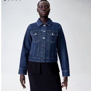 Universal Standard Kelsey Dark Denim Jacket 10 12